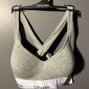 Calvin Klein Gray Women's Bralette